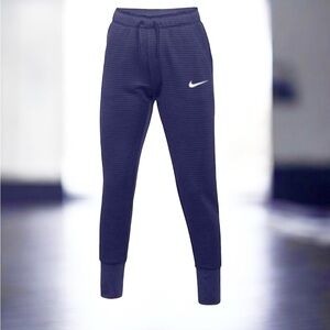 NIKE blue ribbed joggers  sweatpants women’s size medium